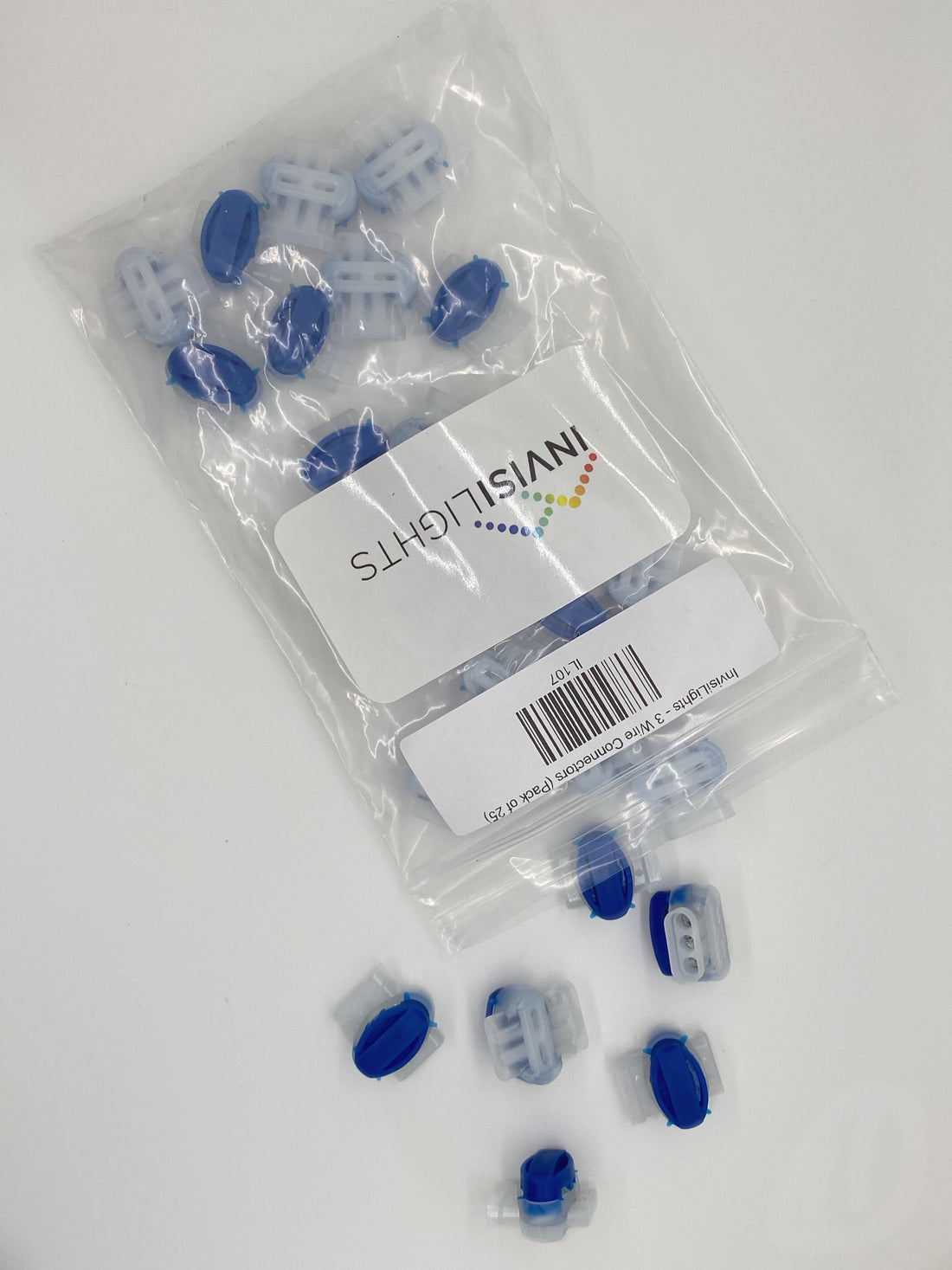 InvisiLights - 3 Wire Connectors (Pack of 25)