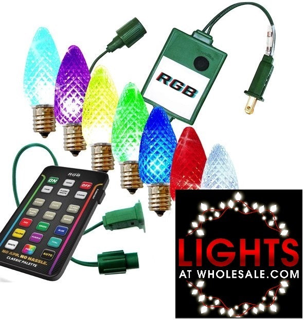 Residential RGB 100 C9 Bulb Kit