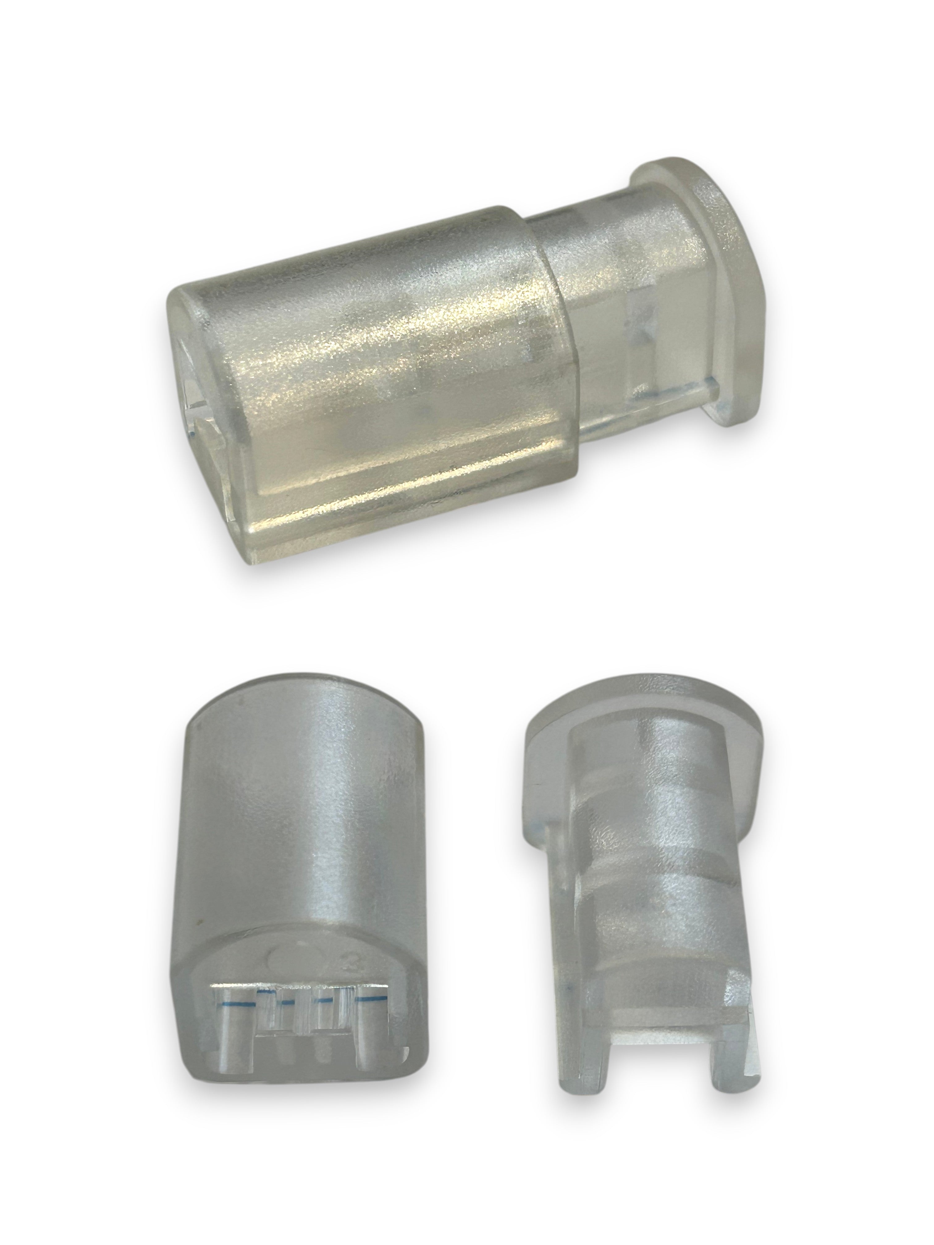 100-Pack Clear Cord Caps for SPT-1 Wire Water-Tight End Caps