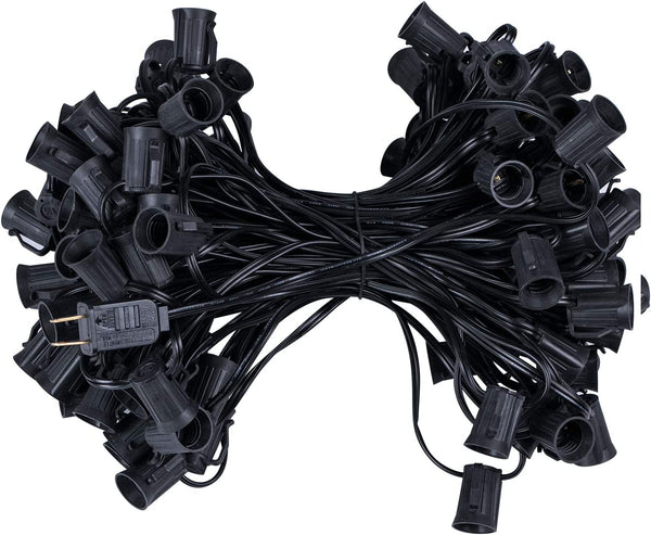 C9 100′ 12" Spacing Black Wire Stringer