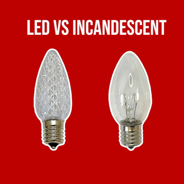 LED vs Incandescent Christmas lights