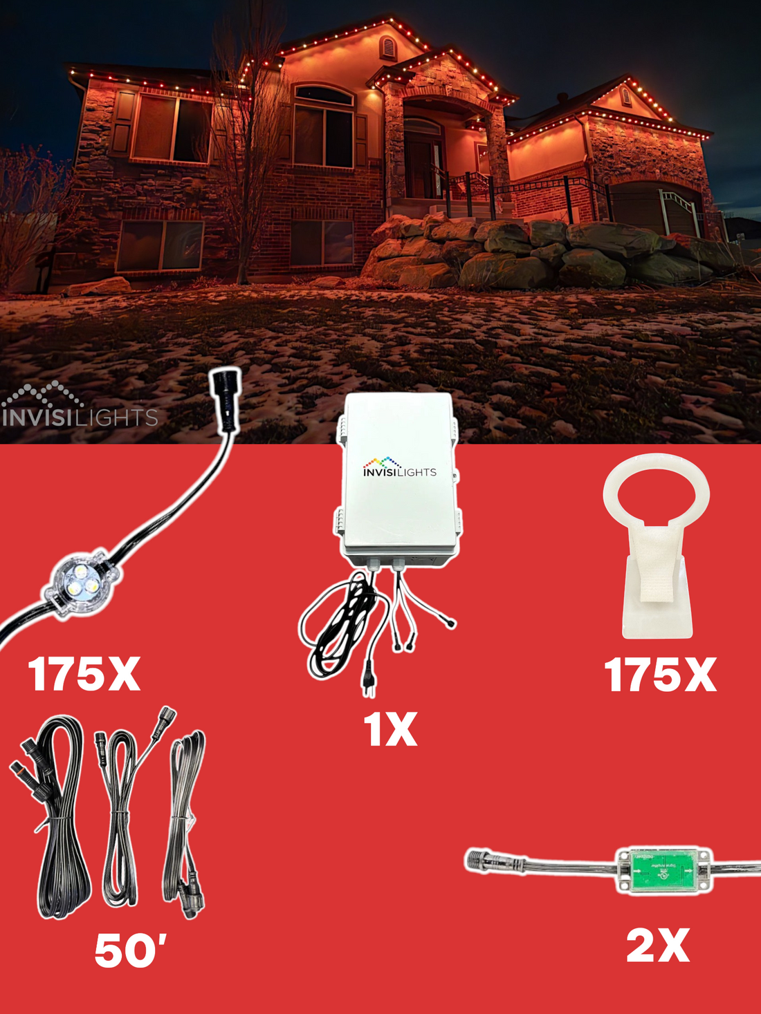 Invisi-Clips 175' Kit