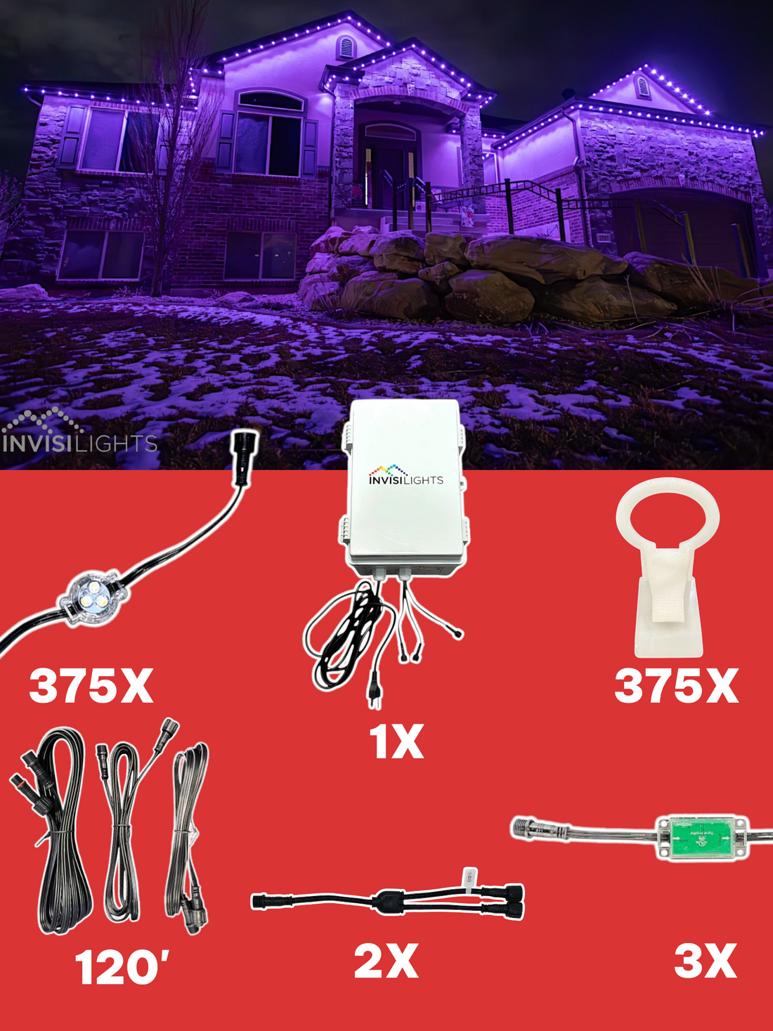 Invisi-Clips 375' Kit