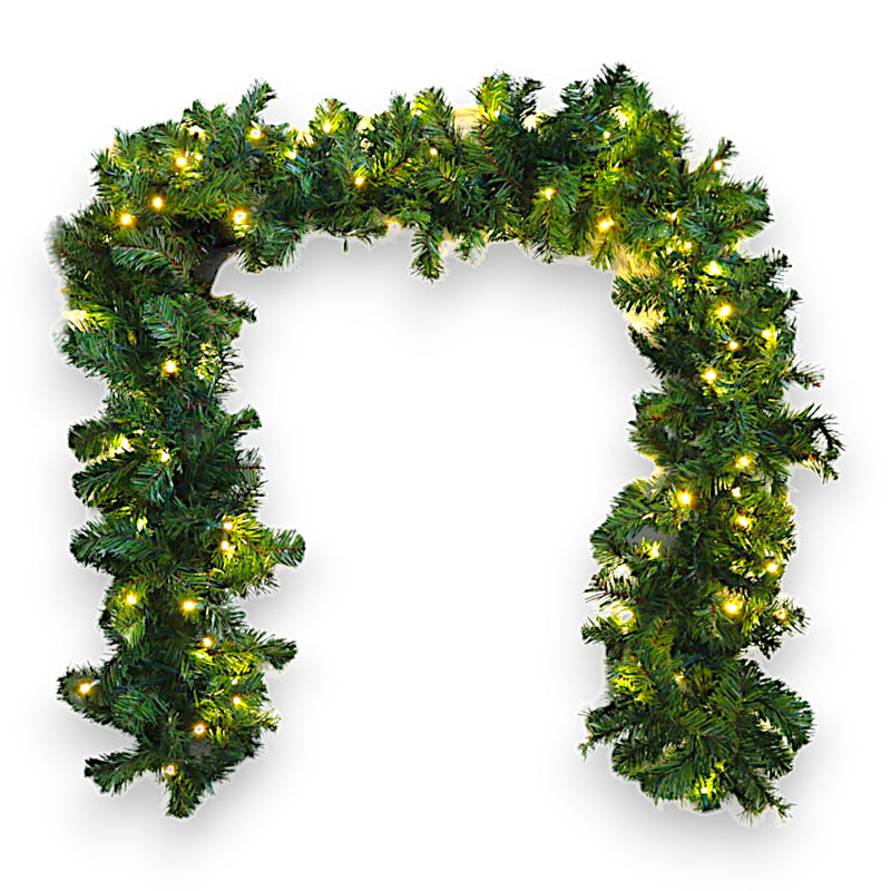 9' x 14" Pre-lit Commercial Garland
