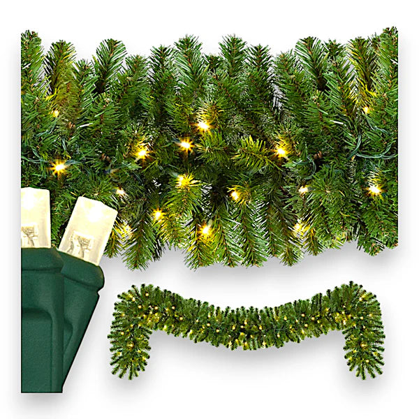 **Pre-Season 9' x 14" Sequioa Fir Garland 6/Case