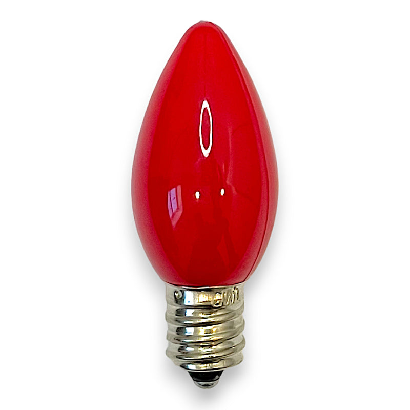 C7 Red Opaque SMD Bulb (Smooth)