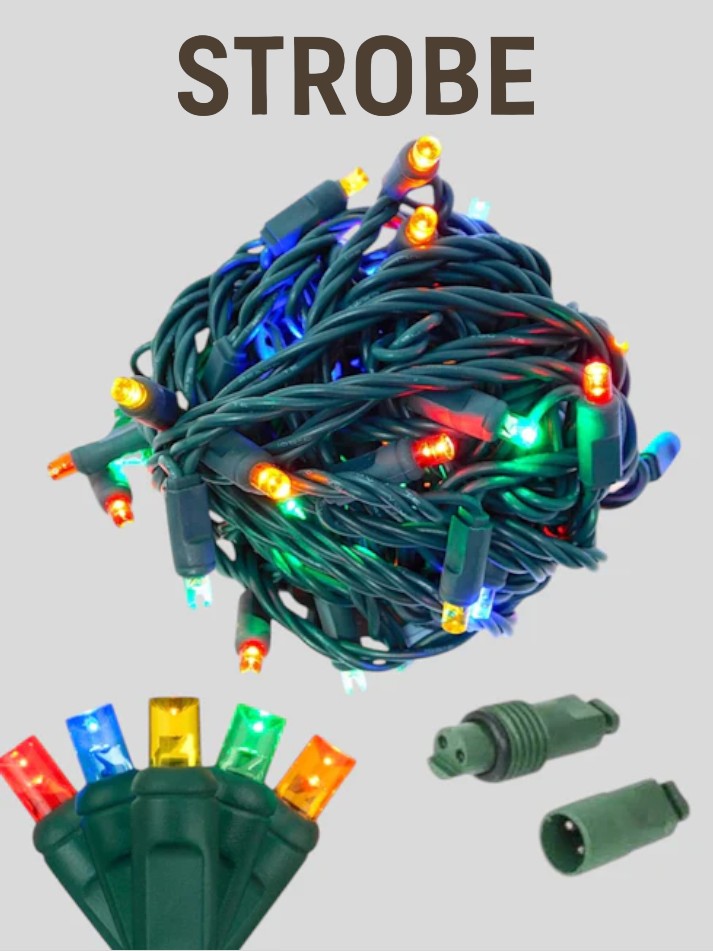 Coaxial (Water Tight) 70L 4" Spacing Strobe Mini Lights