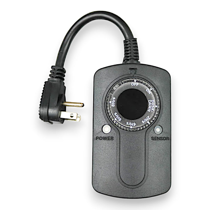 Outdoor Photocell Dusk to Dawn Christmas Light Timer