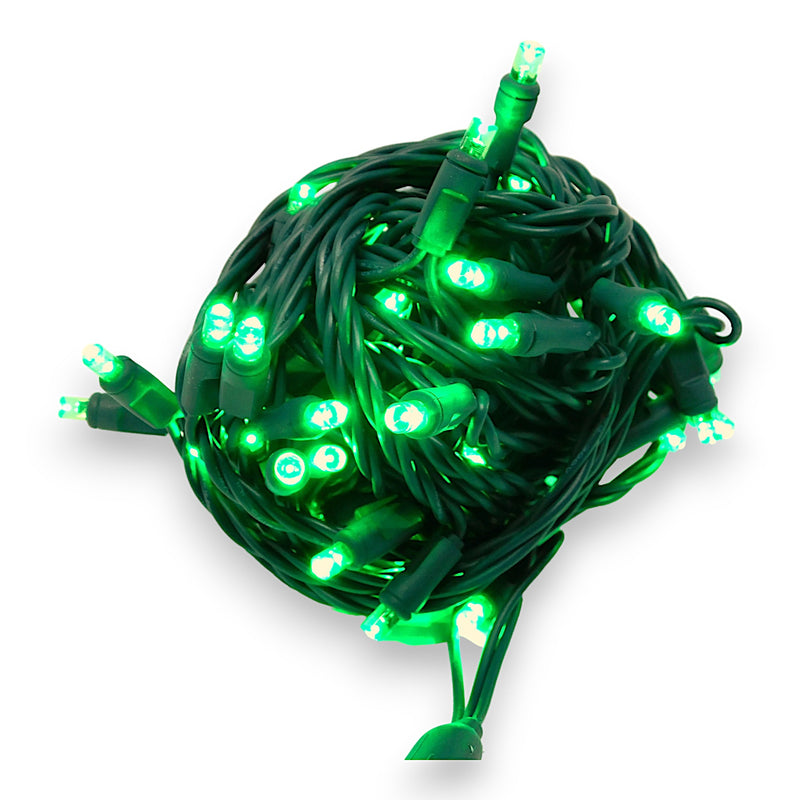 70L 4" Spacing Concave (CURVED IN) Green LED Mini Light (BALL)
