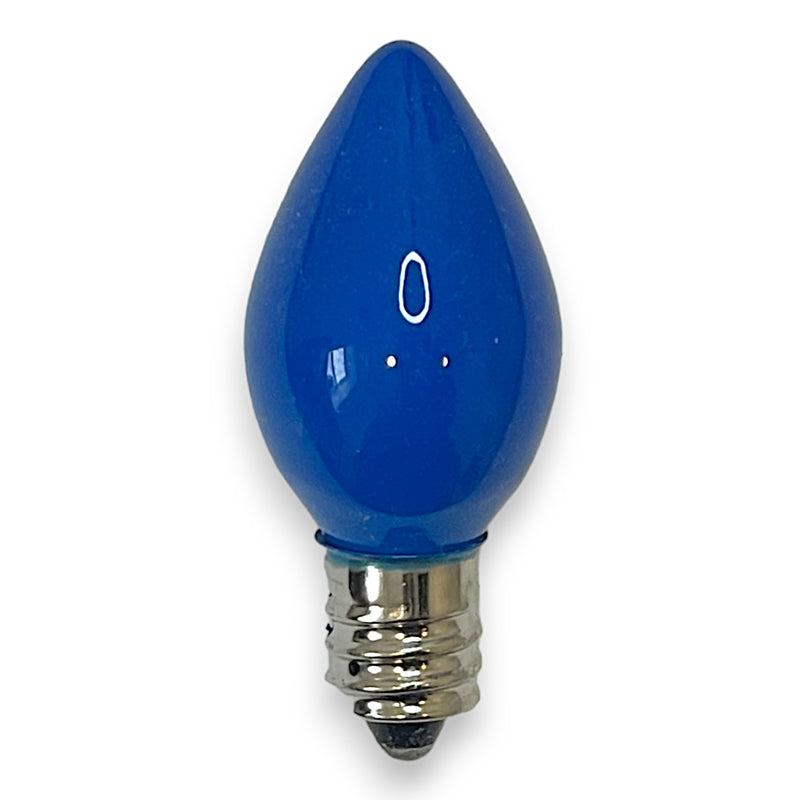 C7 Blue Opaque Incandescent Bulb