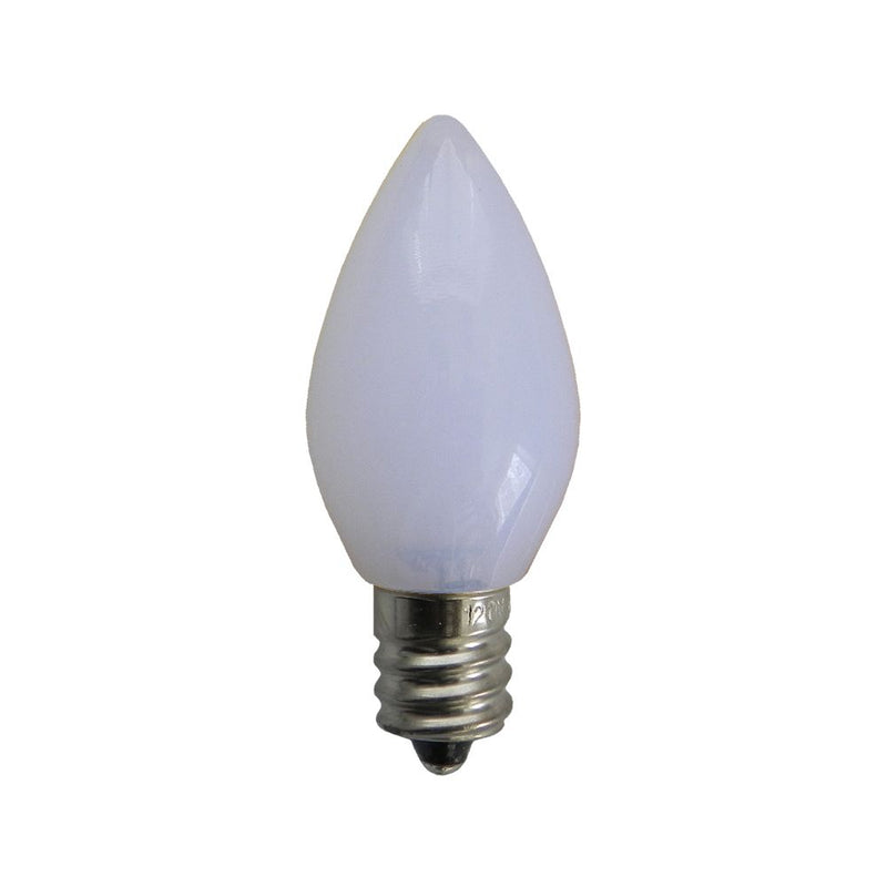C7 Warm White Opaque SMD Bulb (Smooth)