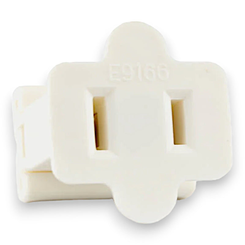 White Female Gilbert Plugs SPT-1 (with Knockout Tab)
