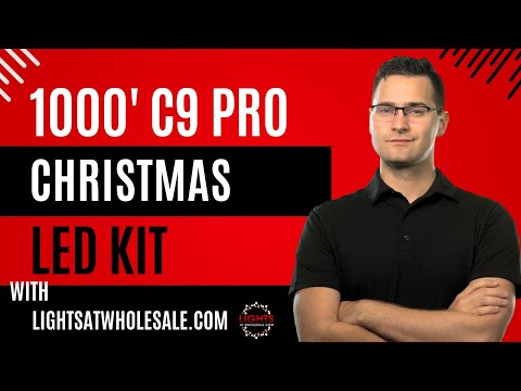 C9 1000' Wholesale Christmas Light Installation Kit