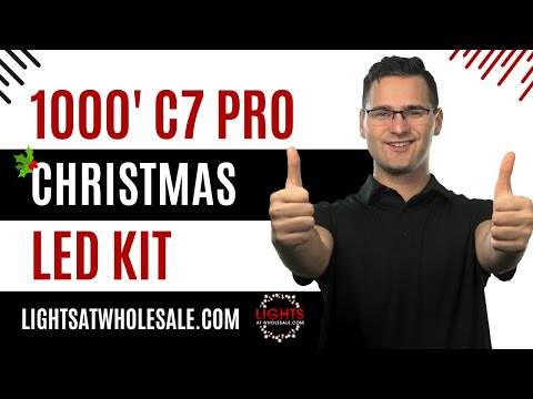 1000' C7 Christmas Light Installation Kit