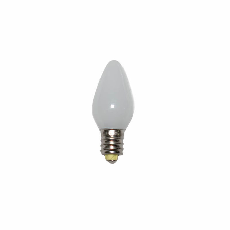 C7 Minleon Cool White Opaque V2 LED Bulb (Smooth)