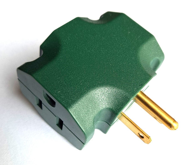 Green Plug Adapter S 3-Way (Small)