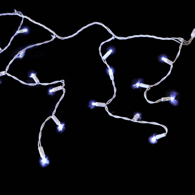 70L Concave (CURVED IN) Cool White Icicle LED Mini Light