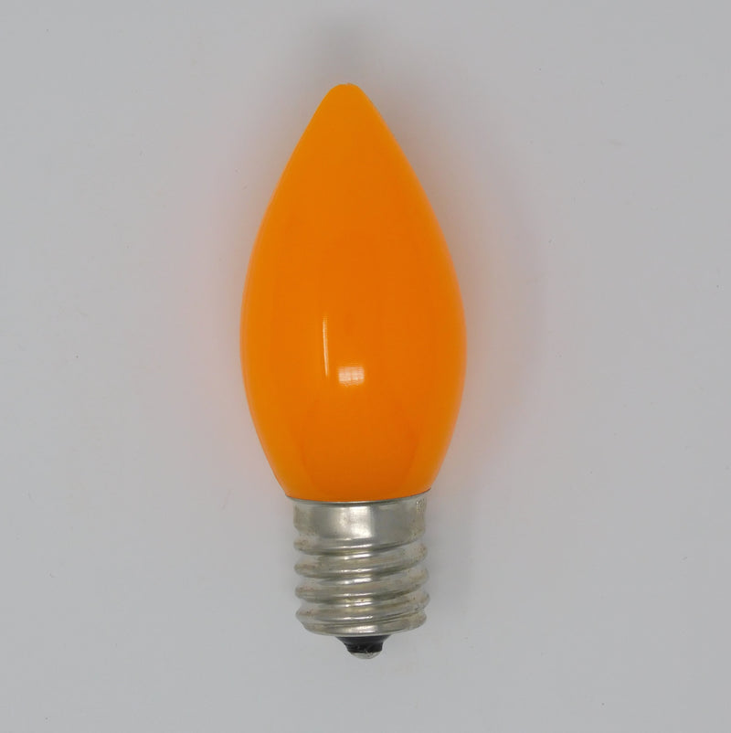 C9 Smooth Orange Opaque SMB Bulb
