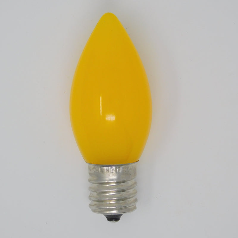 C9 Smooth Yellow Opaque SMD Bulb