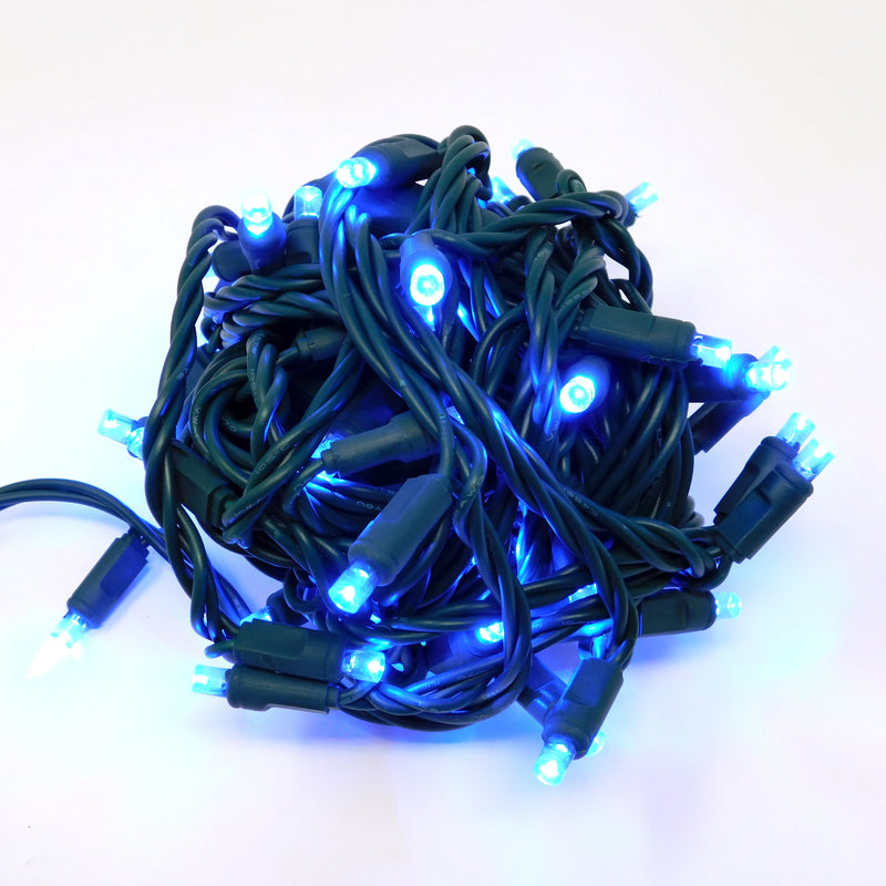 70L 4" Spacing Concave (CURVED IN) Blue LED Mini Light (BALL)