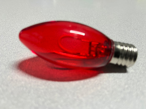 C9 LED Red U-Shape Filament Bulb