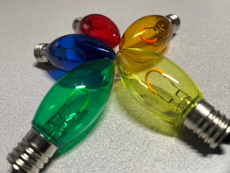 C9 LED Multi Color U-Shape Filament Bulb