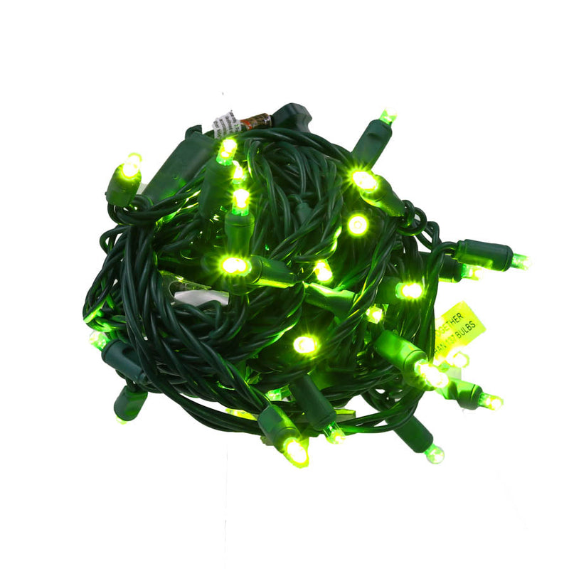 50L Green Coaxial Concave (CURVED IN) 5MM LED Mini Light (Ball)
