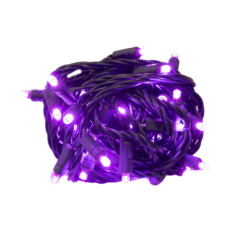 70L 4" Spacing Concave (CURVED IN) Purple LED Mini Light (BALL)