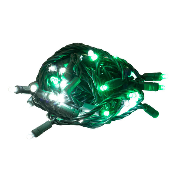 50L 6" Spacing Concave (CURVED IN) Wintermint (G/PW) LED Mini Light (Ball)